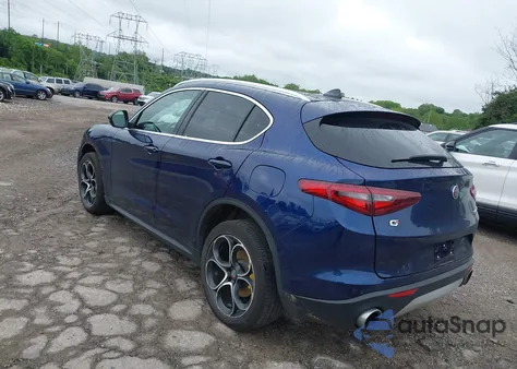 2019 Alfa Romeo Stelvio Ti Lusso Awd z USA, uszkodzony, nr VIN ZASPAKBN5K7C58905